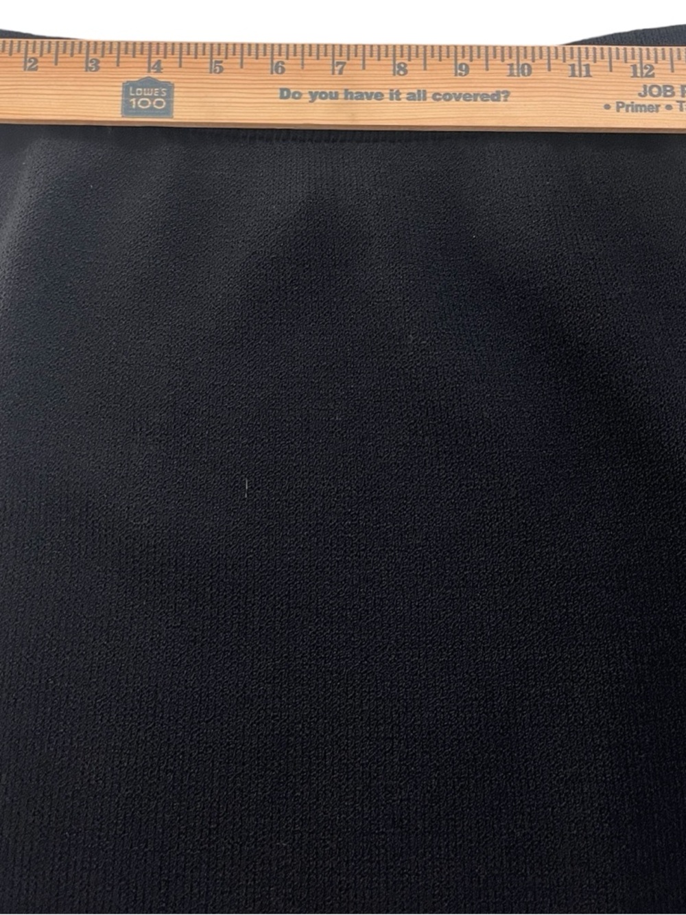 St John Basics Black Knit Midi Skirt 4 Pull On Pencil Stretch Slit Workwear - Picture 6 of 11